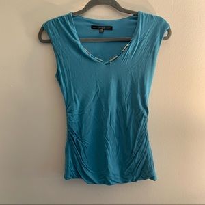 WHBM Sexy Blue Top